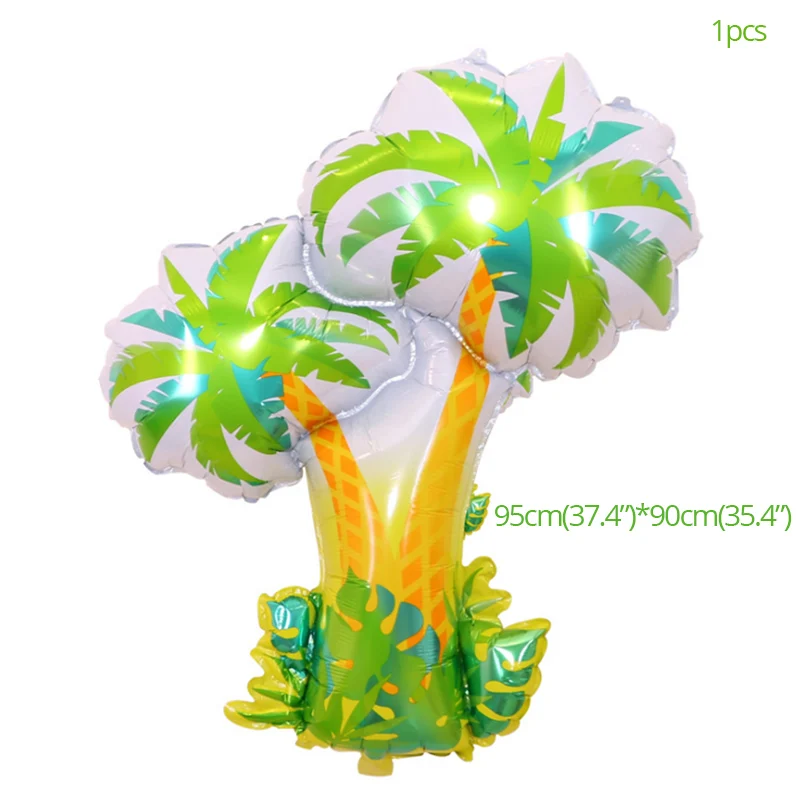 1pc tree ballon WEIGAO динозавр вечерние Декор дети Динозавр декор для вечеринки в честь Дня рождения одноразовые бумажные соломинки Дети День рождения фольги воздушные шары - Цвет: 1pc tree ballon