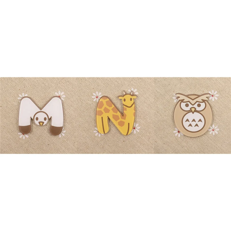 FFFPIN Acrylic Cartoon Badge Animal 26 Letter Teach Brooch Home Ornament Breastpin Spain Pin Coin Icon Women Jewelry Decoration | Дом и сад