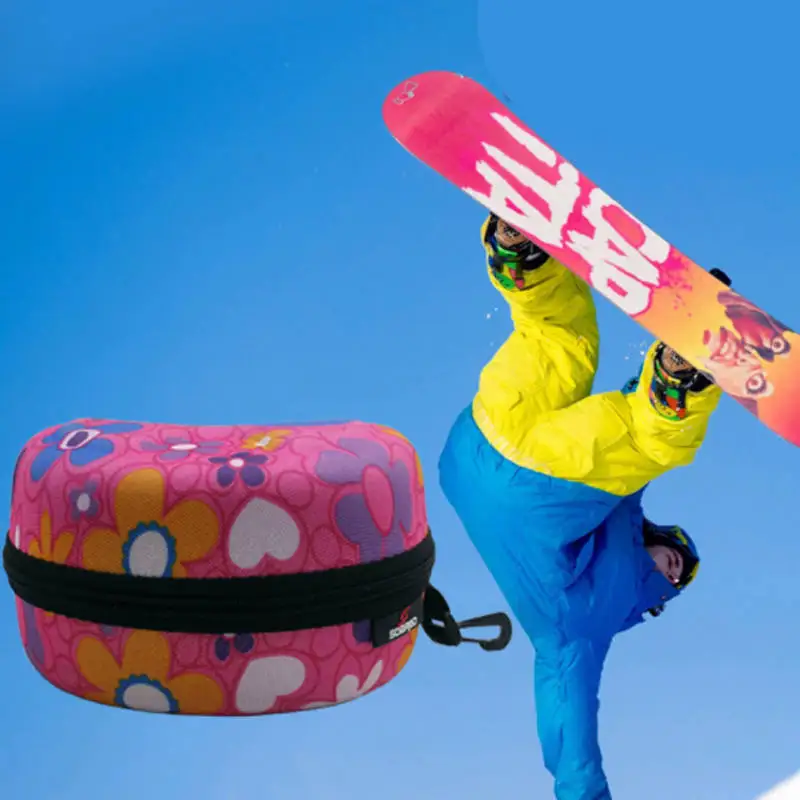 Портативный чехол для лыжных очков EVA Snow Ski Чехол для очков защитные сноуборд лыжные очки солнцезащитные очки жесткий водонепроницаемый держатель коробки