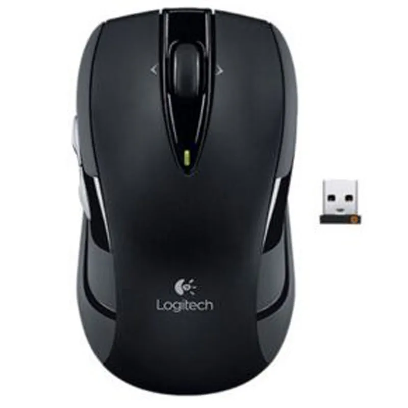BLACK Беспроводная игровая мышь logitech M546, настоящий приемник Unifying, игровая оптическая мышь 1000 точек/дюйм, эргономичная компьютерная мышь с отслеживанием - Цвет: BLACK