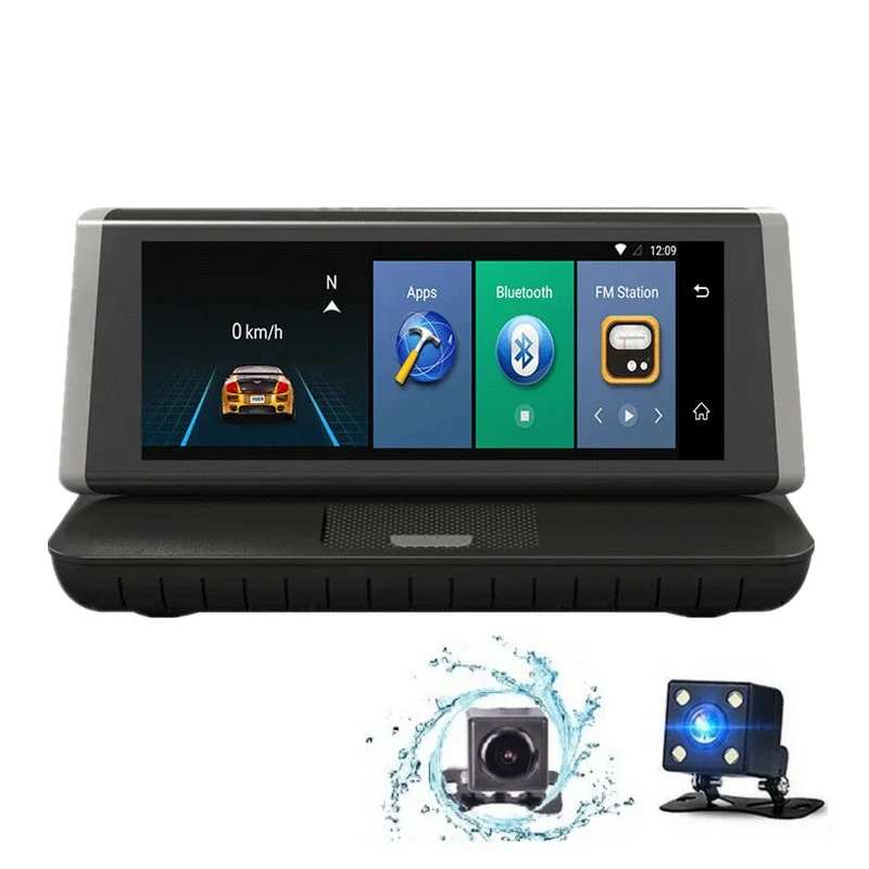 8 &quotсенсорный 4G Android wifi gps рекордер Full HD 1080 P Автомобильный видеорегистратор