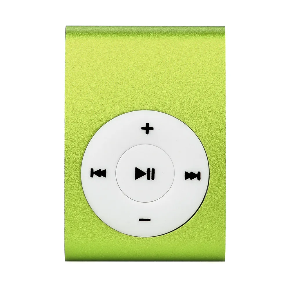 Мини USB Клип MP3 плеер ЖК-экран Поддержка 32 ГБ Micro SD TF карта металлический материал c0606