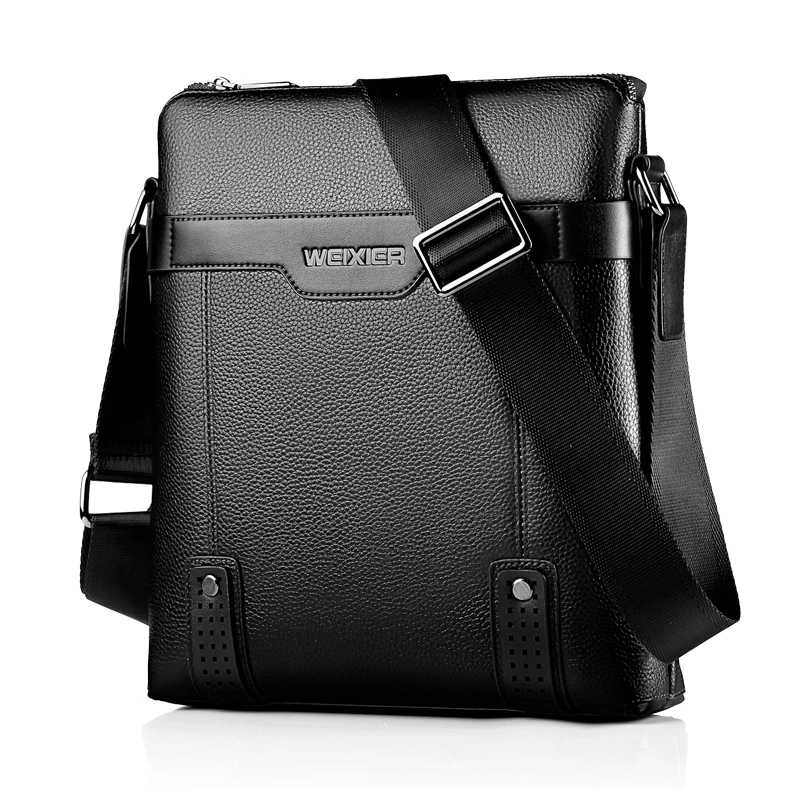 Men's Fashion Leather Crossbody bag Messenger Bag Shoulder Business Flap Small natural for men |