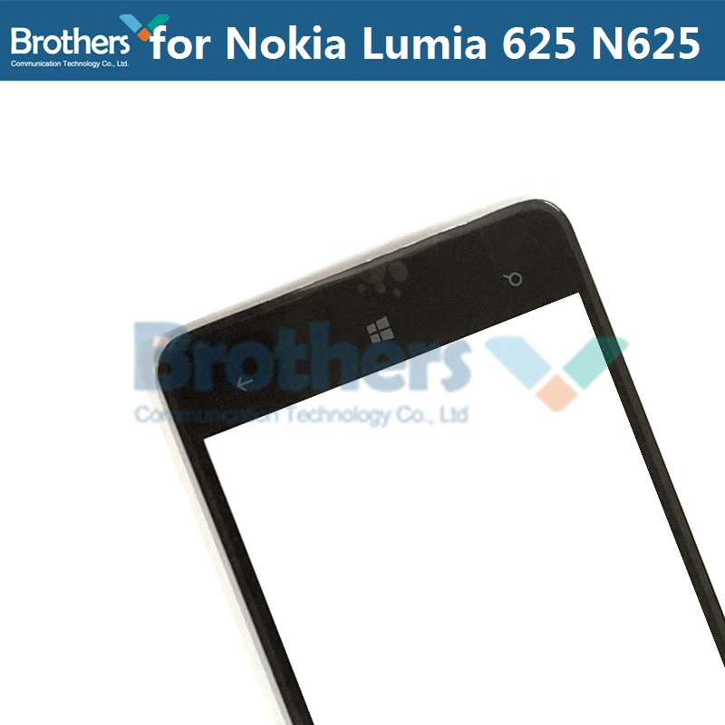 Для Nokia Lumia 625 сенсорный экран дигитайзер стекло с логотипом для N625 объектив