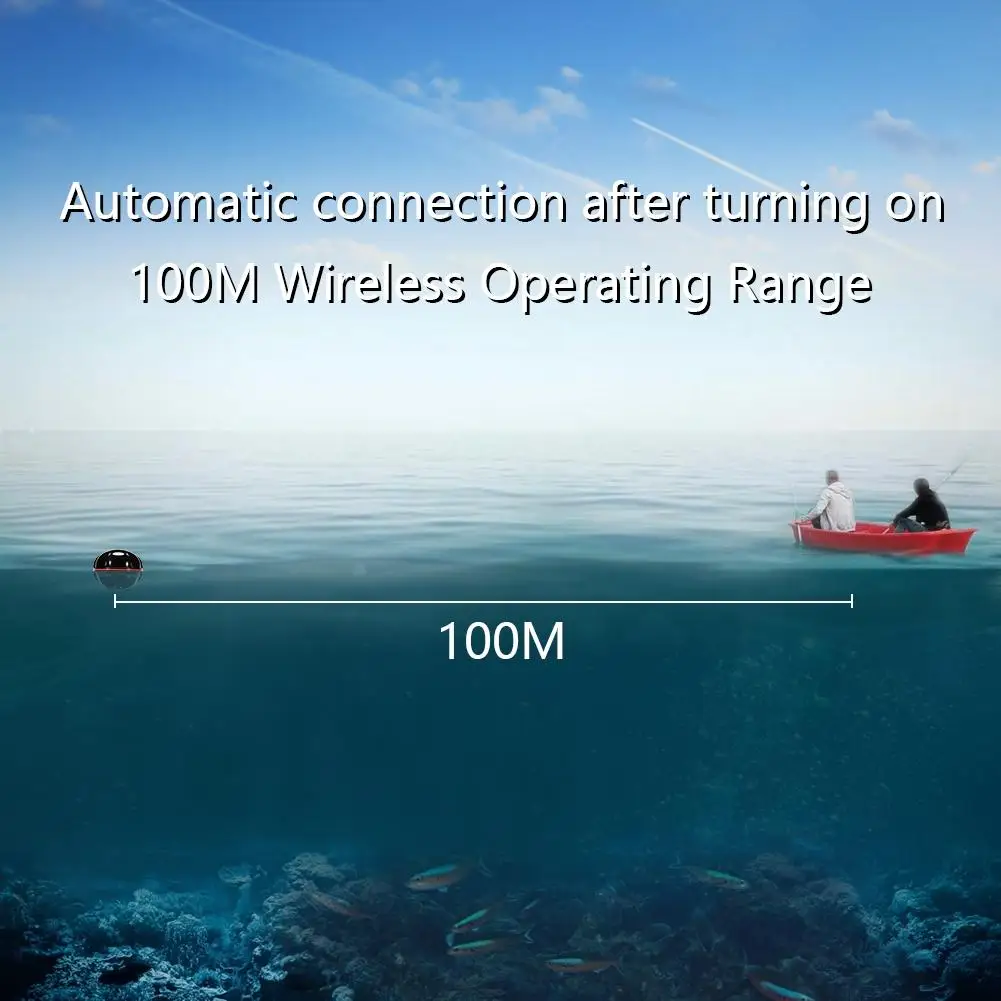 Ни один комплект рыболокатор В входит беспроводной Перезаряжаемый гидролокатор