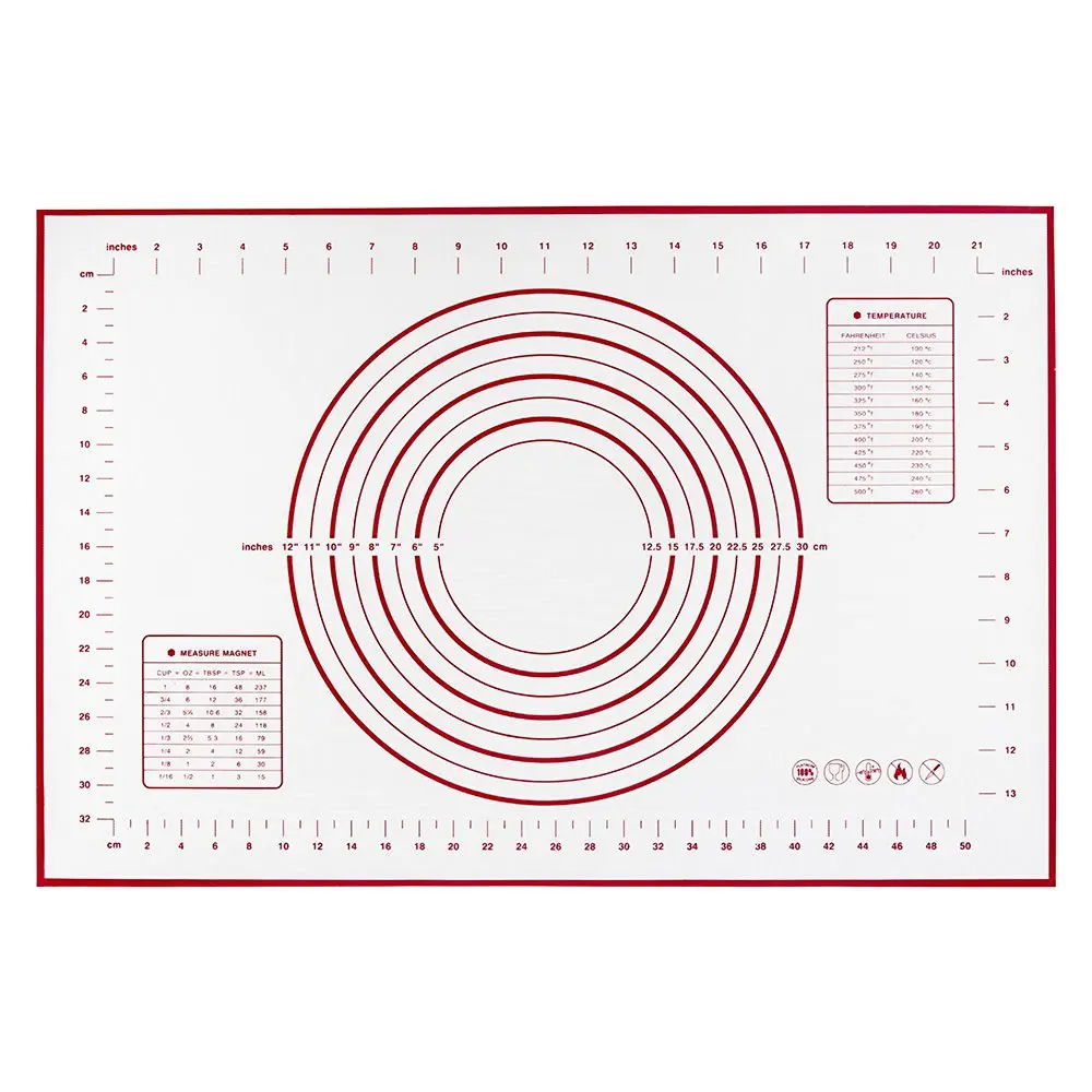 Большой силиконовый коврик для выпечки антипригарный вкладыш противни