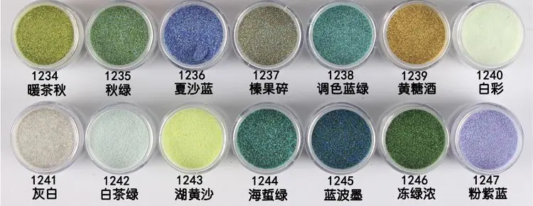 Красочная Ослепительная лучшая сахарная блестящая пудра из акрила порошковые