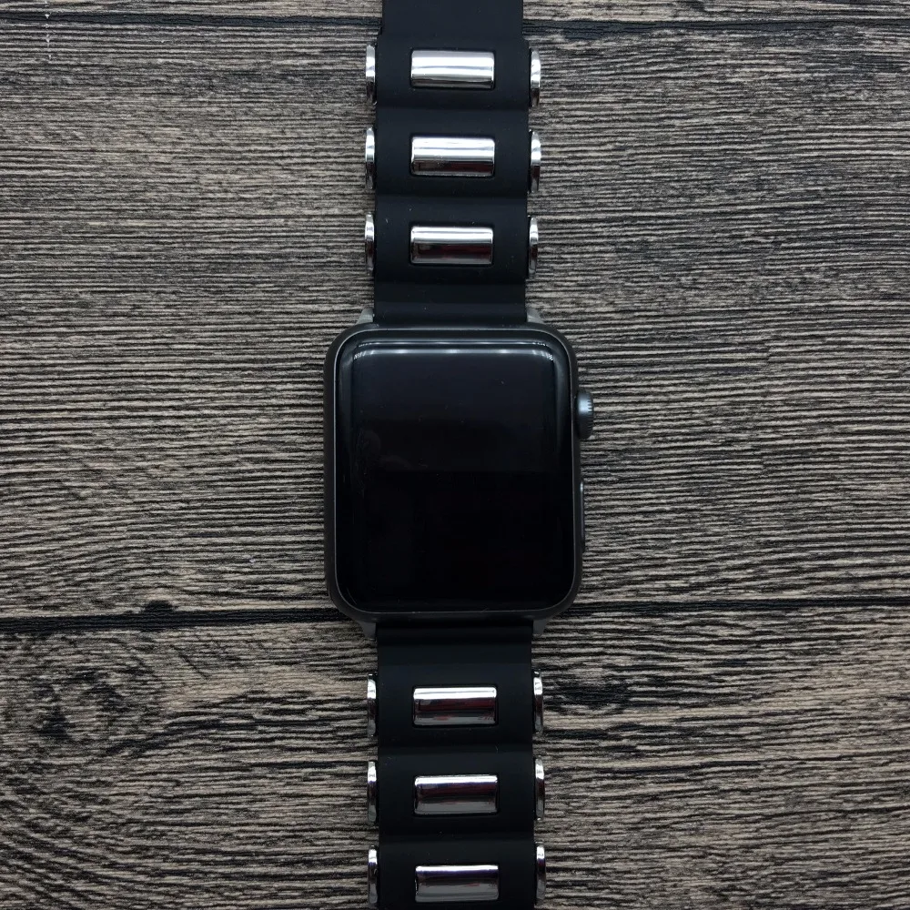 38 мм 42 ремешок для Apple iWatch силиконовой резины со специальной пряжкой часы группы