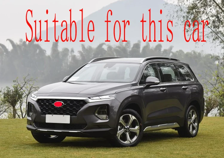 Для Hyundai Santa Fe 2019 2020 ABS хромированный задний отражатель противотумансветильник РА