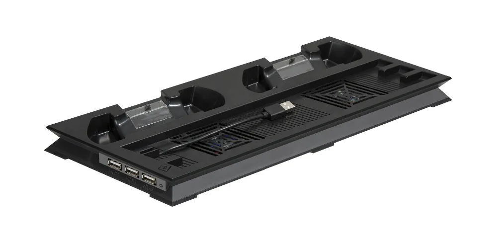 Вентилятор охлаждения PS4 Pro вертикальная подставка два контроллера зарядная док