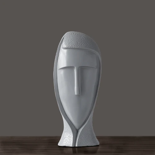 Gray (M) Статуя из смолы, Декоративная скульптура, современное искусство для украшения дома, аксессуары, ремесла, креативные домашние статуэтки для гостиной, Декор - Цвет: Gray (M)