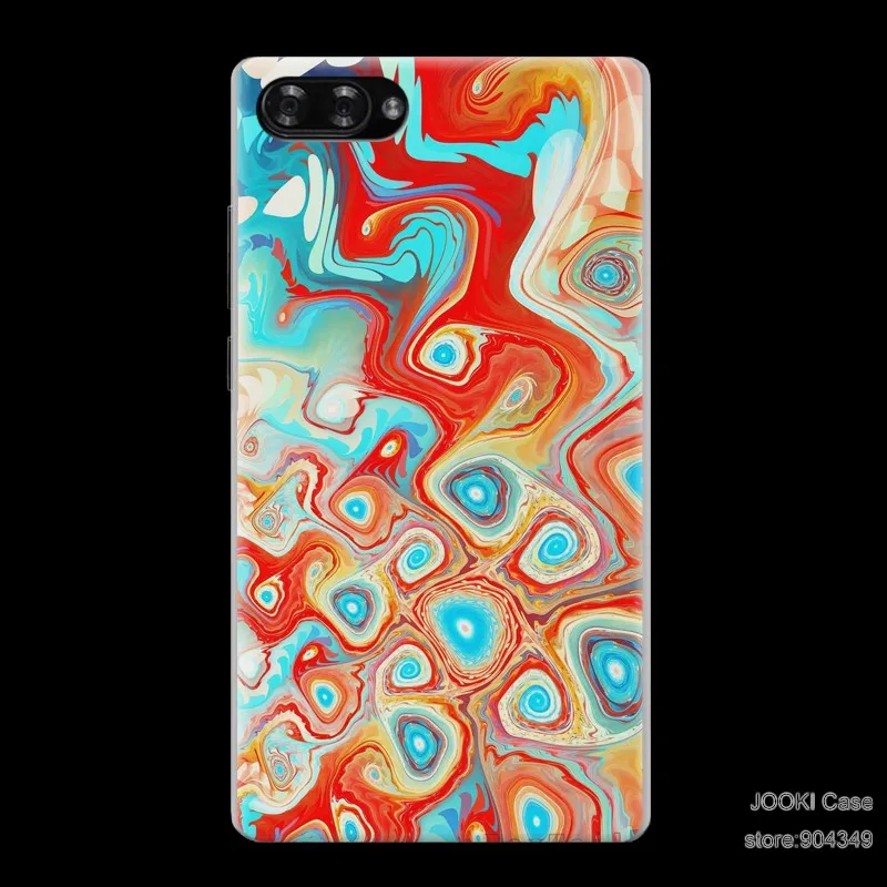 JOOKI чехол Bluboo S1 чехол пластиковый защитный чехол s для Fundas Bluboo S1 Чехлы Прозрачная Тонкая задняя крышка милый розовый узор - Цвет: 1 piece Case