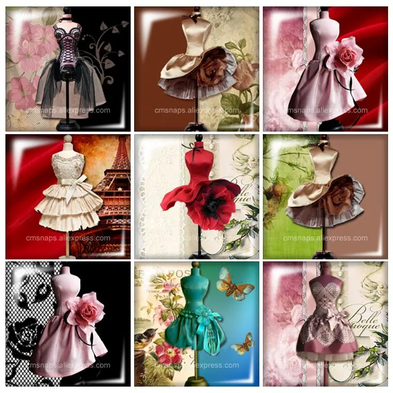 Модная красивая сексуальная женская винтажная одежда 12 мм/20 мм/25 мм/30 мм