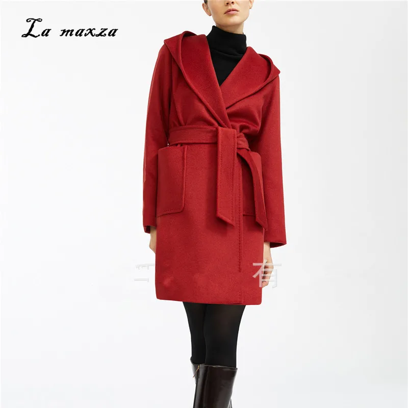 

Женские пальто зимнее шерстяное длинное пальто 2020 теплые винтажные модные корейские женские верблюжьи женские пальто