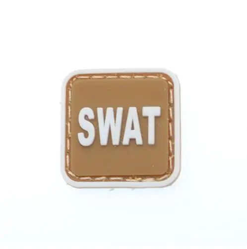 R Персональный логотип SWAT Биохимический ядро кости лягушка нарукавная повязка рюкзак шляпа украшения одежды военная тактика водонепроницаемый значок - Цвет: R