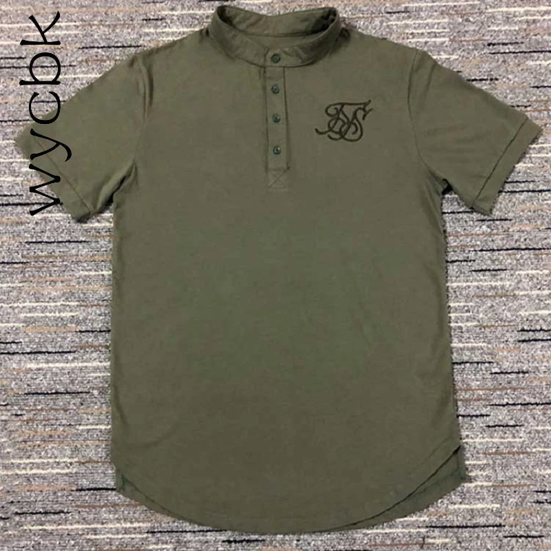 Мужской бренд ss Sik Silk Kanye West мужские повседневные футболки с короткими рукавами на
