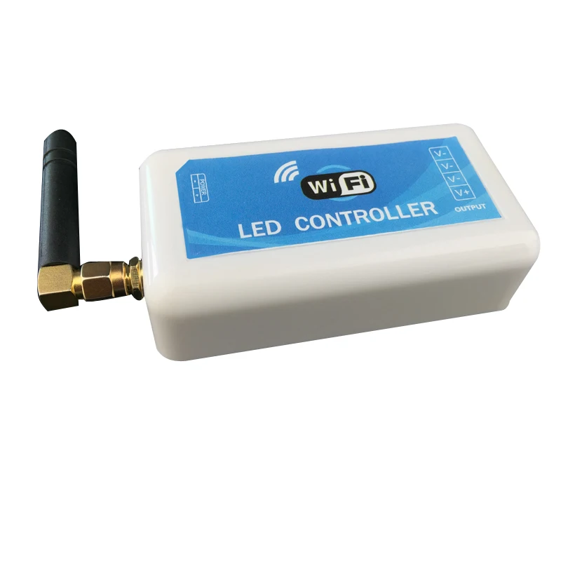 mini dc12v 24v single color led wifi controller control smd 5050 3528 strip light by smartphone | Лампы и освещение