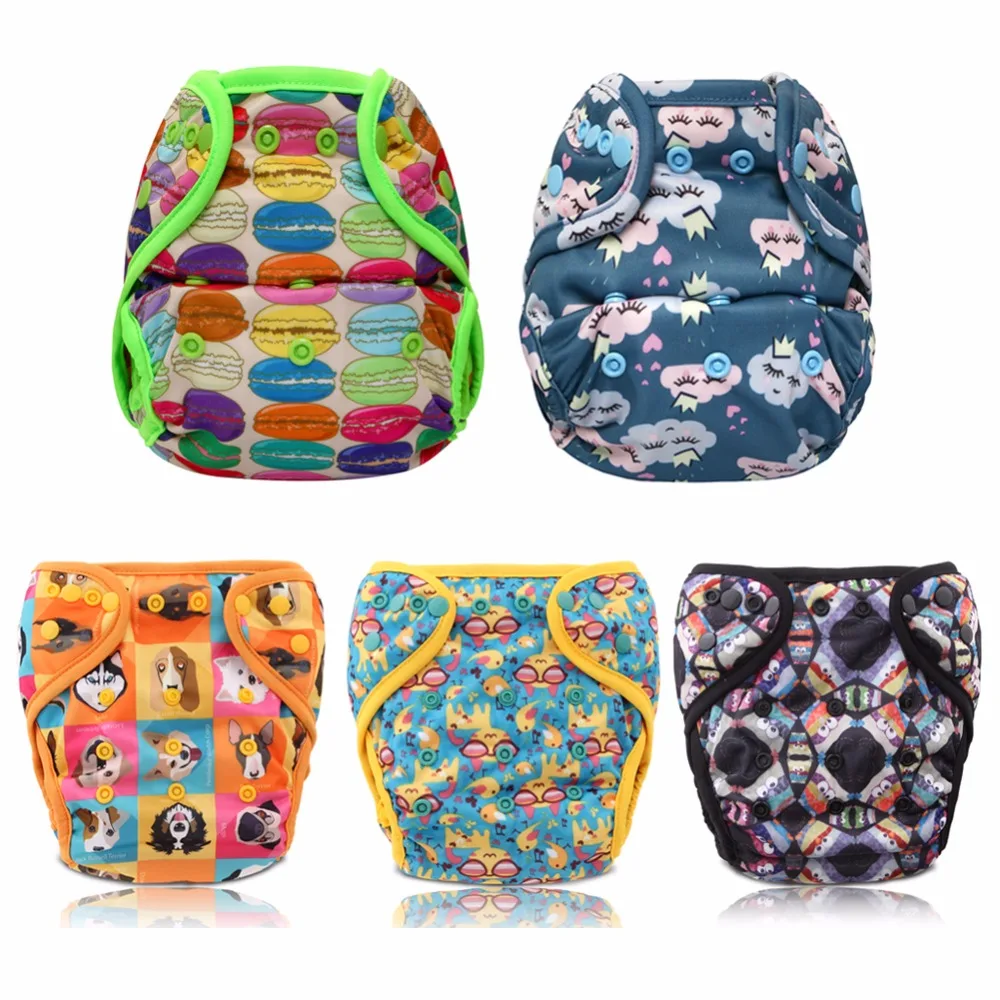 JinoBaby Ткань Пеленки Крышка Couche Lavable Один Размер для новорожденных до 18KGS