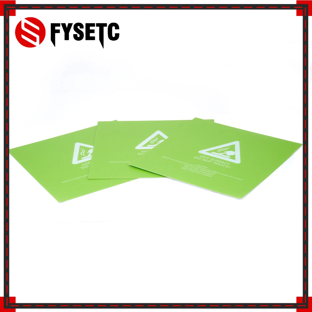 1pc Sticker Green 3D Printer Frosted Heated Bed 220x220mm Hotbed Build Sheet Plate For Wanhao Anet A8 A6 MK3 Ender 5 | Компьютеры и