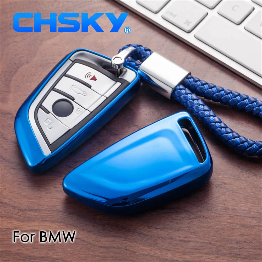 CHSKY ТПУ для BMW чехол ключей X5 E53 E70 F15 G05 7 серия X1 X6 автомобильного ключа
