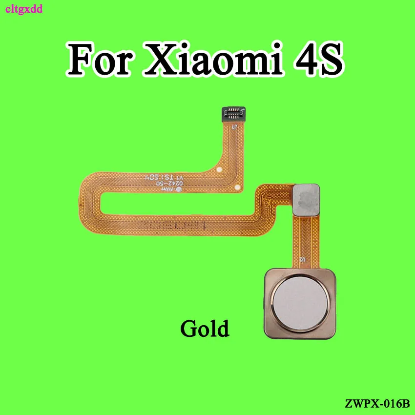 Cltgxdd для Xiaomi Mi 4S Mi4S сканер отпечатков пальцев считыватель сенсора разъем гибкий