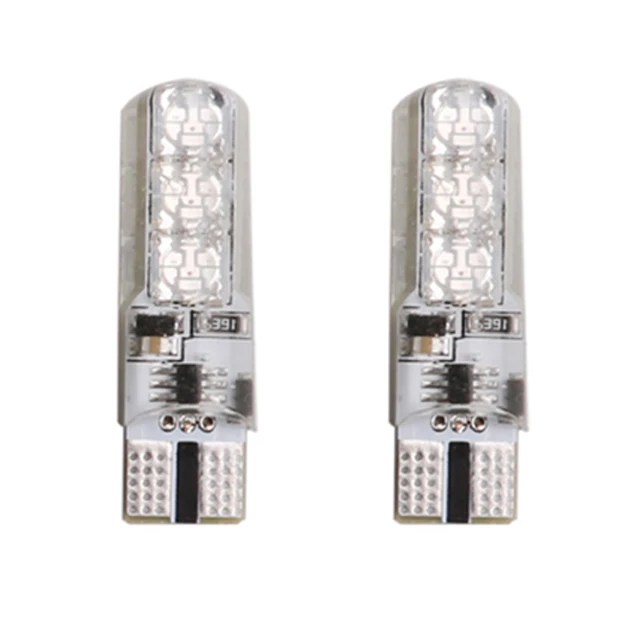 2 Bulbs Carsty светодиодный T10 W5W 194 168 лампы 5050 6 Smd с сигналами красного, зеленого и синего цвета с пультом дистанционного управления Flash/строб RGB разноцветный для автомобильных огней лампы 12V - Испускаемый цвет: 2 Bulbs