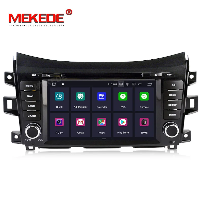 MEKEDE Android 9,0 Автомобильный gps навигатор dvd-плеер для NISSAN NP300 Navara+ мультимедийная лента радио рекордер головное устройство PAD