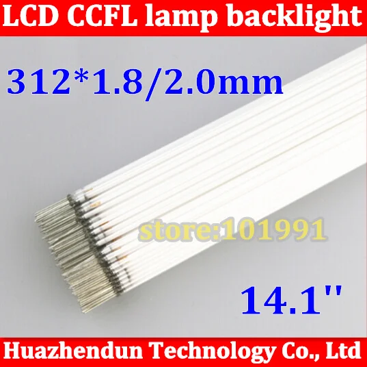 100 шт./лот супер свет CCFL 312 мм X 2 0/1 8 14 1 &quotLCD подсветка лампы трубка Бесплатная