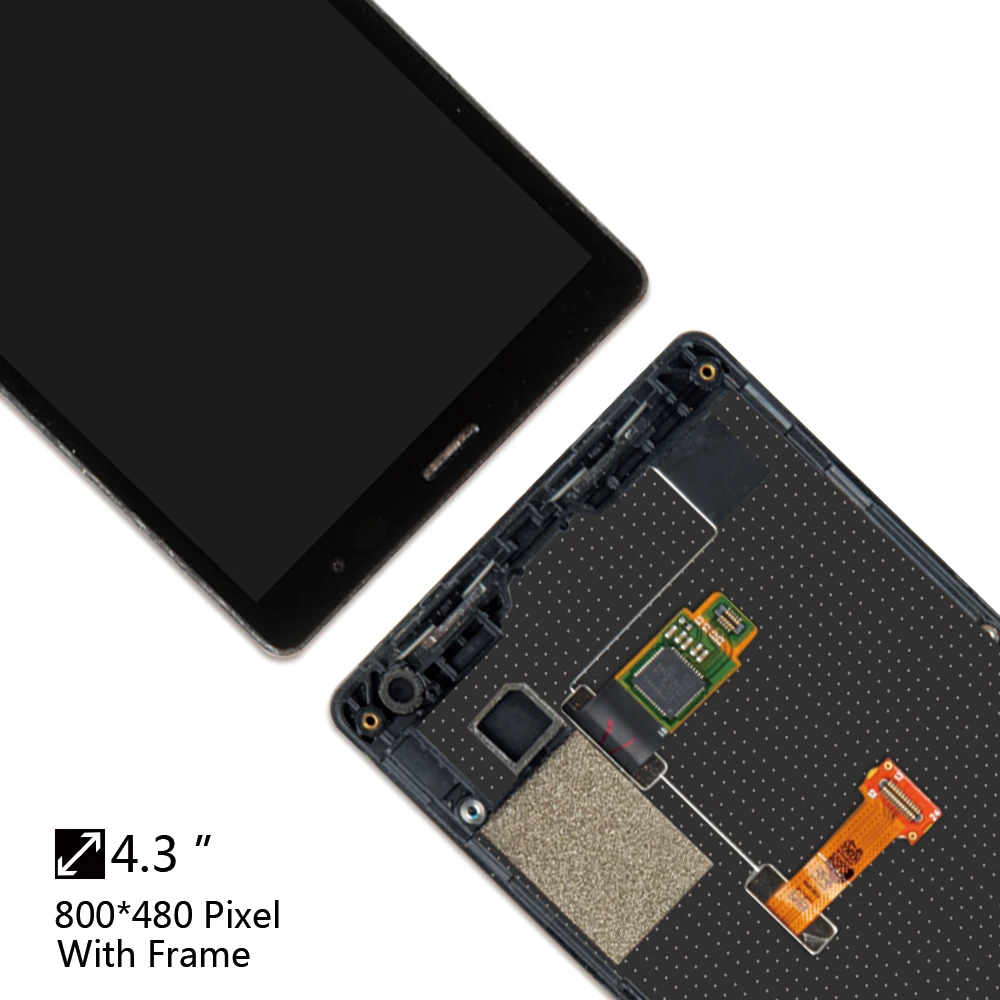 Srjtek 4.3&quot LCD For Nokia X2 Dual SIM Touch Screen RM-1013 X2DS Digitizer with Frame Replacement Parts 800*480 | Мобильные