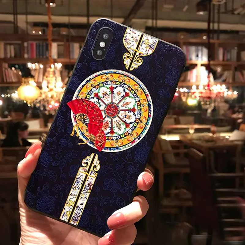 JIBAN Восточный древний Rhyme чехол для телефона Honor V9 Magic2 тиснением защитная крышка