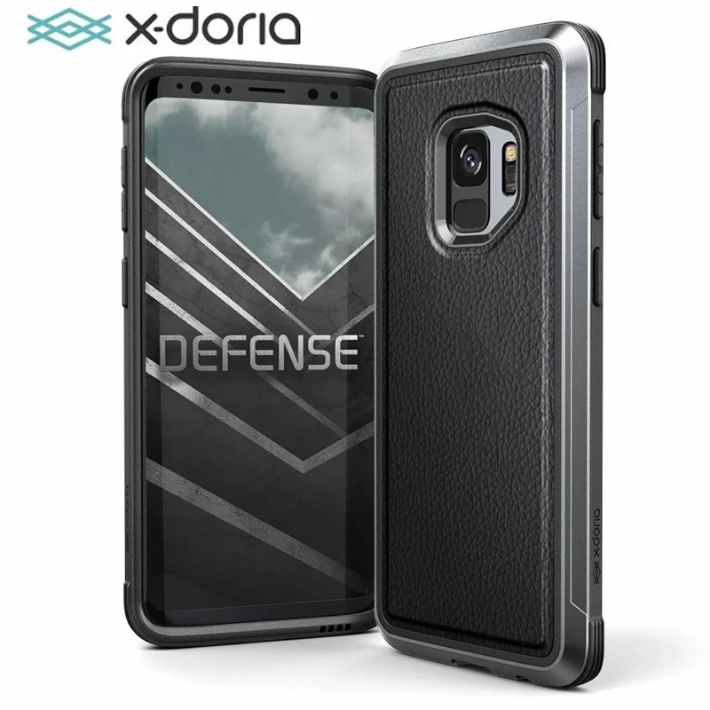 

X-Doria Defense Lux Phone Case For Samsung Galaxy S9 Plus Military Grade Drop Tested Protective Case For S9 Aluminum Cover Coque