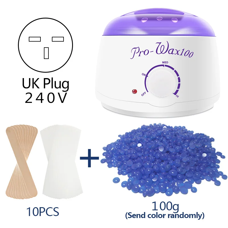 1-UK Plug Профессиональный воск Нагреватель Мини Спа Ручной Эпилятор ног парафин воск перезаряжаемая Машина Для Депиляции Тела инструмент для удаления волос - Цвет: 1-UK Plug
