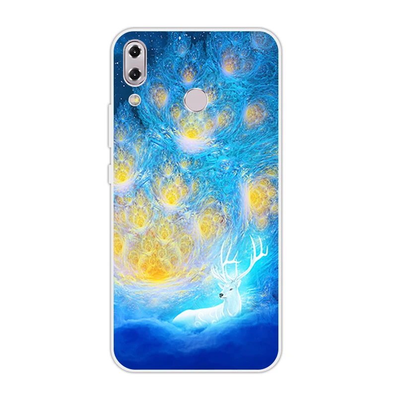 6 2 дюйма для Asus Zenfone 5 ZE620KL чехол с принтом 5z ZS620KL ультратонкий ТПУ мягкий цветной