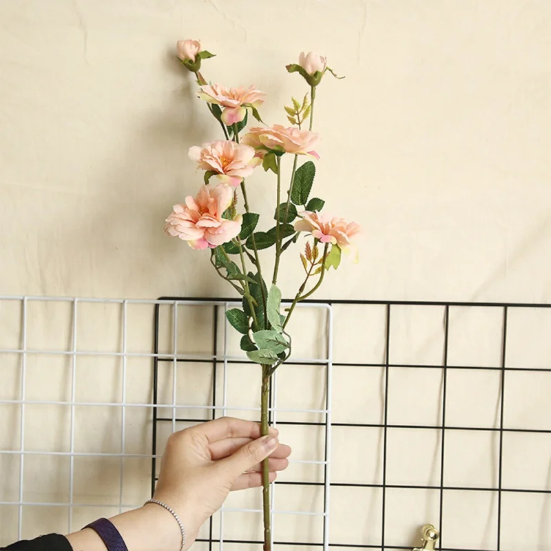 Cloth Simulation Rose Flower Artificial Peach Blossom Chinese Fake For Wedding Decoration | Дом и сад