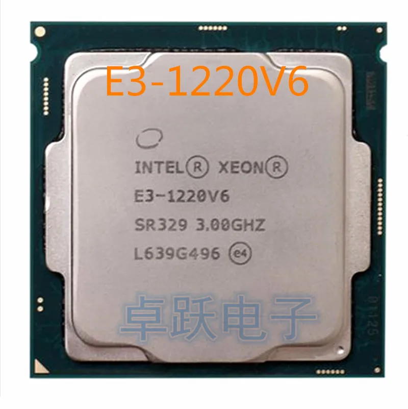 Процессор Intle 1220 V6 3 0 ГГц ЦП dort cekirdekli islemciler bilgisayar рассеянный adet E3 V6|Процессоры| |