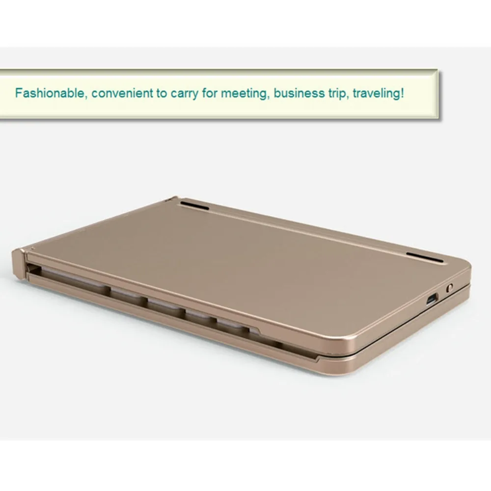 Kemile складной портативный универсальный беспроводной Bluetooth 3,0 клавиатура для ipad 9,7 Складная маленькая клавиатура для IOS