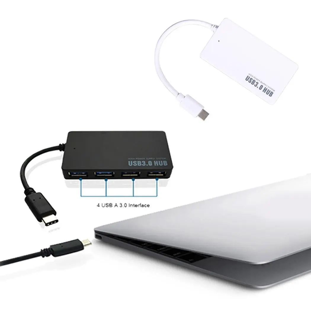 Портативный Мультифункциональный Тип C до 4 usb портов 10 см/3 9 дюйма 5GP/S 3 1