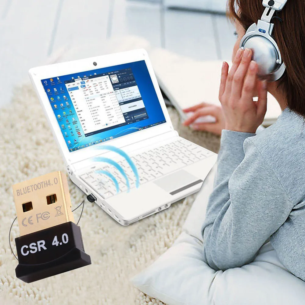 Беспроводной usb-адаптер Bluetooth V4.0 Донгл музыкальный звуковой приемник адаптер