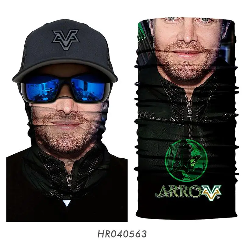 3D бесшовная бандана Marvel шарфы Бэтмен маска для лица Мстители Warcraft повязка на шею труба Буффе наружная Балаклава на Хэллоуин