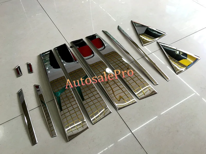 Для LEXUS RX200t RX450h 2016 12 шт домшаняя Центральная колонна отделка подоконника хром |