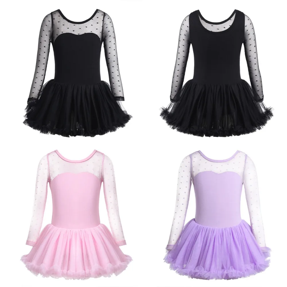 Хлопковая сетчатая одежда для гимнастики балерины|dancewear leotard|dress ballerinaleotard dress |