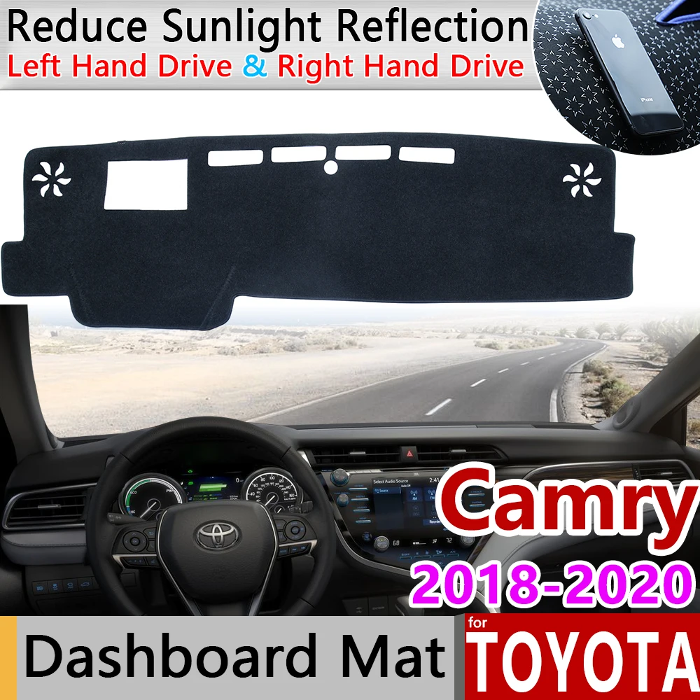 Для Toyota Camry 70 XV70 2018 2019 2020 Противоскользящий коврик панель управления накладка