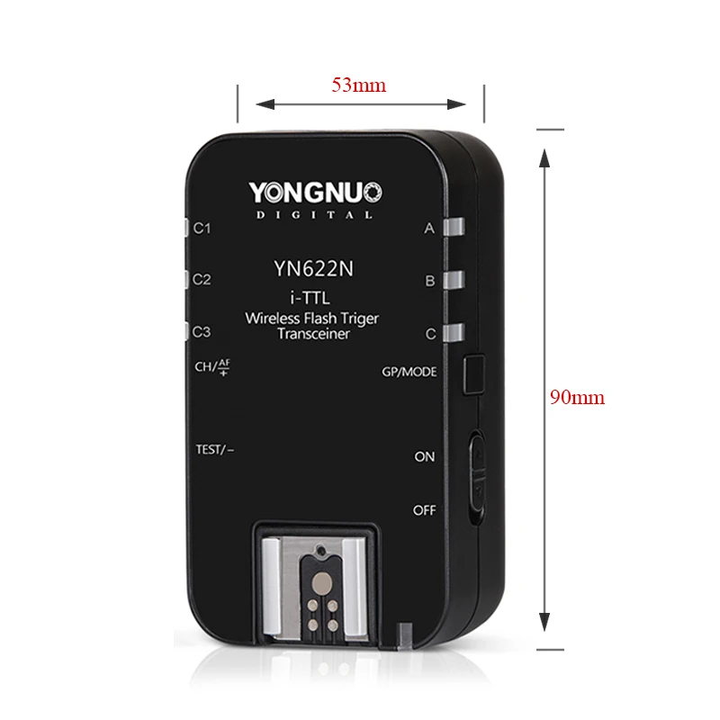 Комплект триггера для вспышки Беспроводная Yongnuo контроллер передатчика YN622N-KIT +