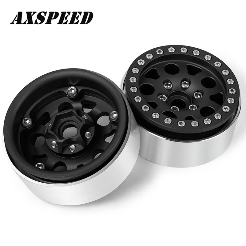 AXSPEED высокое качество 1 9 сплавочных ободьев дюймов колёсные диски для 1/10 RC D90 SCX10