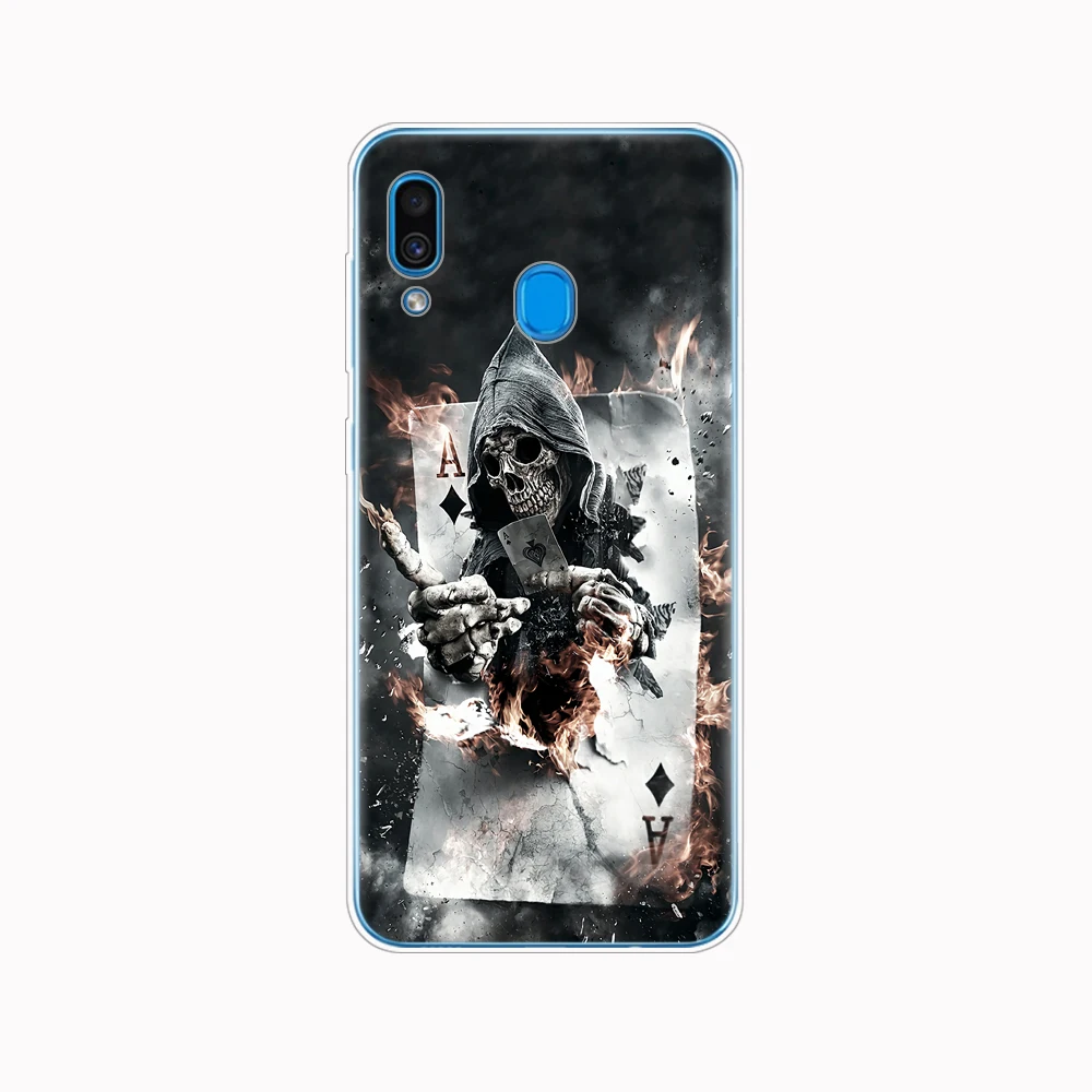 61873 Чехол для Samsung Galaxy A20, A20E, силиконовая задняя крышка для телефона, для Samsung A20, A205F, A20E, A202F, мягкий ТПУ чехол, бампер - Цвет: 61873