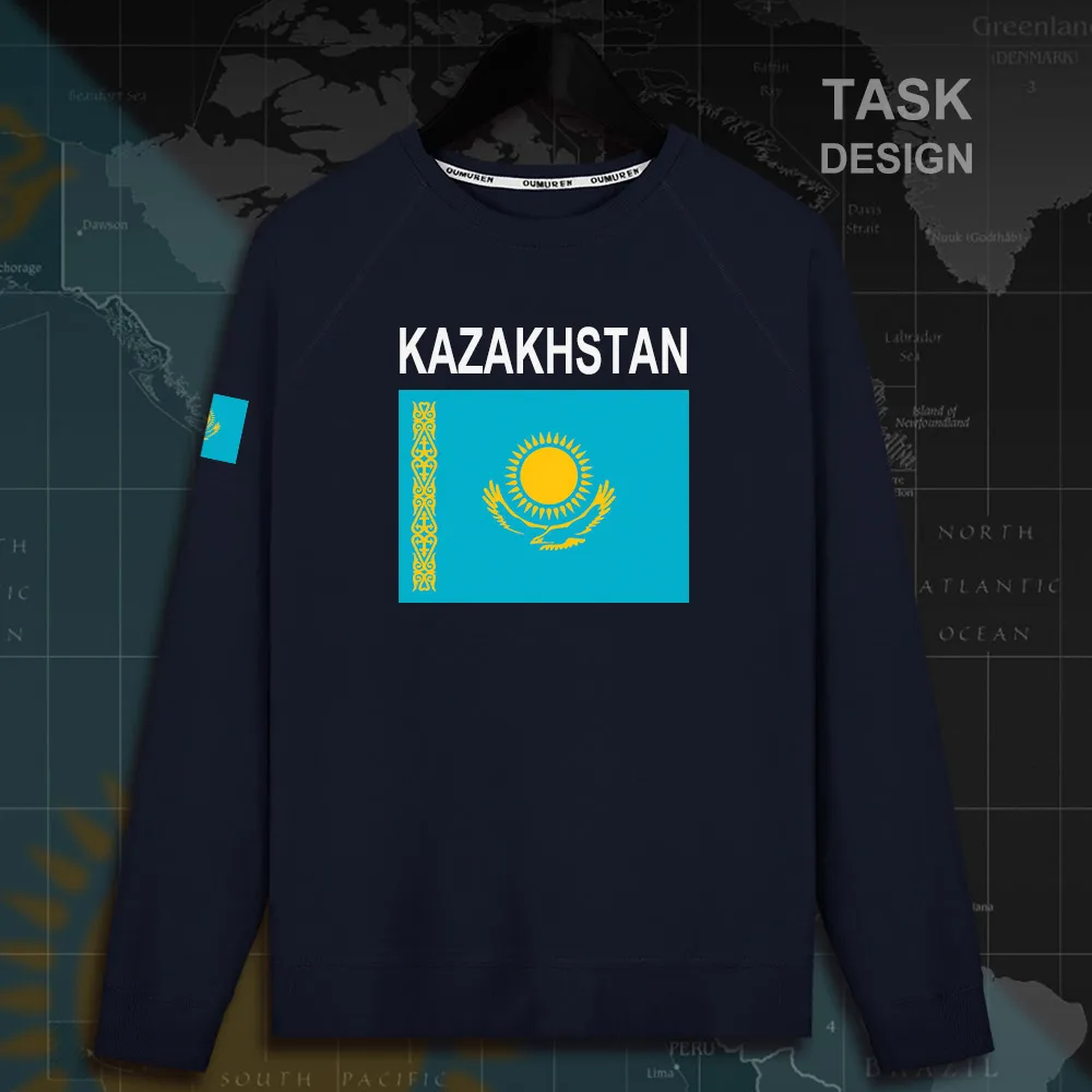 Казахстан Казахский KZ Мужская толстовка пуловеры толстовки уличная одежда в