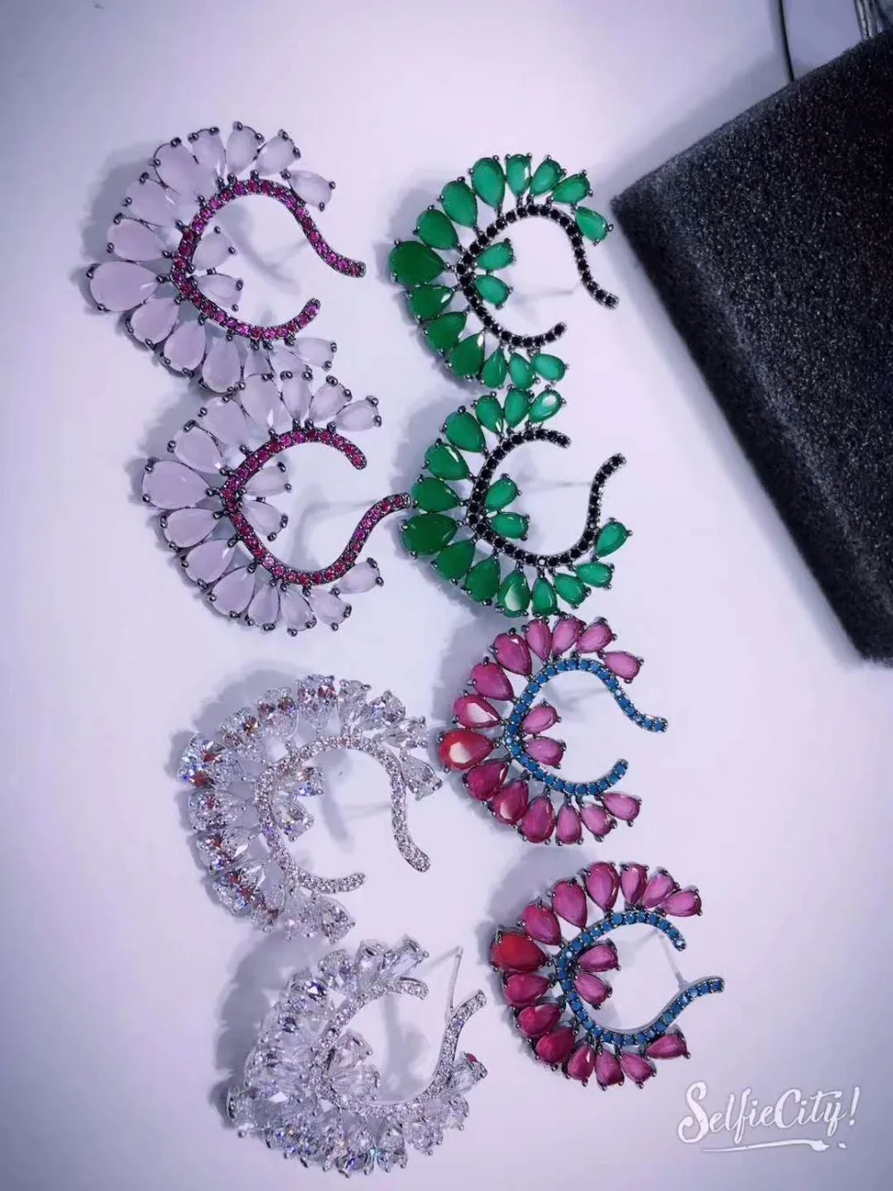 Женские серьги гвоздики с фианитами|fashion stud earrings|stud earringsearrings fashion |
