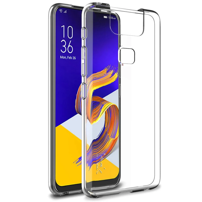 Тонкий силиконовый чехол для Asus Zenfone 6 6Z ZS630KL, Прозрачная мягкая Задняя накладка чехла из ТПУ для Asus Zenfone 6 - Цвет: Прозрачный