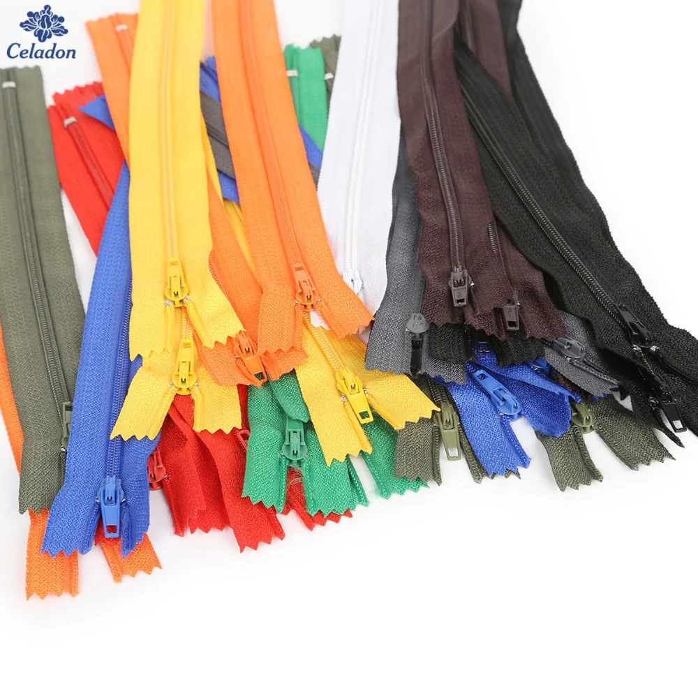 Молния для шитья сделай сам многоцветная застежка молния крупным планом 20 см