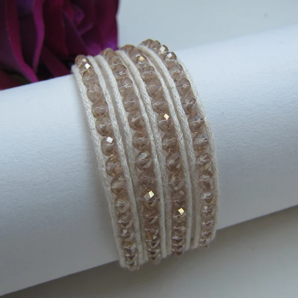 Бесплатная доставка! Браслет ручной работы с гранями 3-4 мм браслет цвета